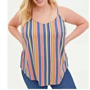 NWT Torrid Essential Cami vintage stripe size 2X